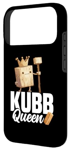Kubb Qzeen Lawn Game Set Yard Game Viking Chess Kubb Case for iPhone 17 Pro