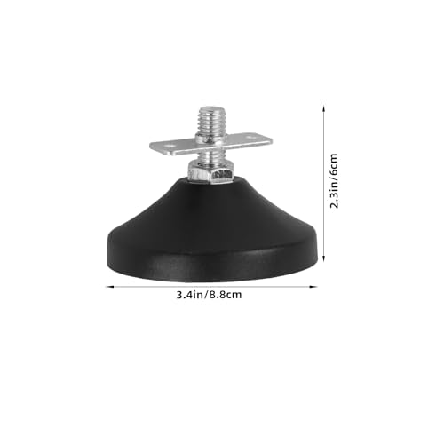 4Pcs Adjustable Feet Levelers for Foosball Table Football Machine Anti Skid Rubber Leg Levelers Furniture Leveling Pads for Game Room Tables