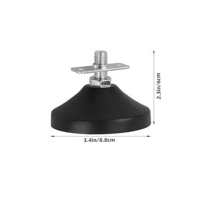 4Pcs Adjustable Feet Levelers for Foosball Table Football Machine Anti Skid Rubber Leg Levelers Furniture Leveling Pads for Game Room Tables