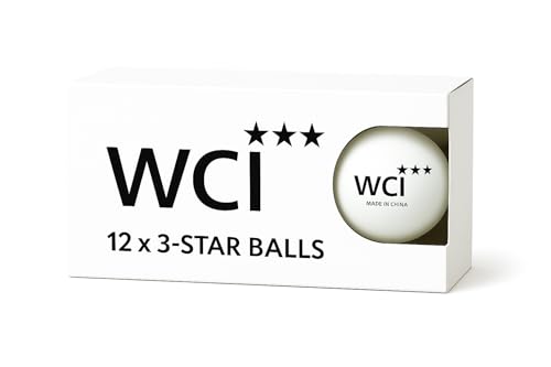 PARTY BALL Sports Ping Pong Balls – Official Size 40mm 3-Star Professional Table Tennis Balls, Durable High Performance for Training & Competition, White (24 Pack)