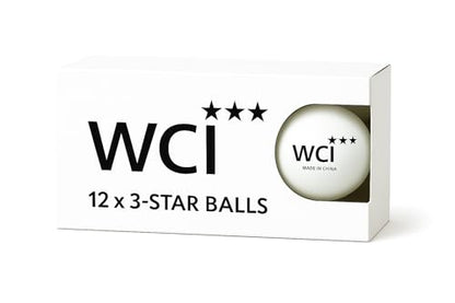 PARTY BALL Sports Ping Pong Balls – Official Size 40mm 3-Star Professional Table Tennis Balls, Durable High Performance for Training & Competition, White (24 Pack)