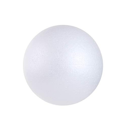 CCINEE 1PCS 7.9 Inch White Foam Balls Round Craft Foam Balls for Art, Craft, Household, School Projects and Christmas Easter Party Decorations - color: 7.9in-1pc