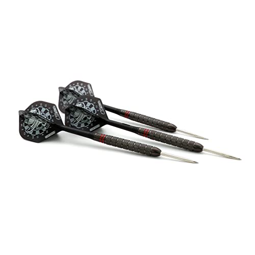 CUESOUL Big Beast 90% 26g/27g Steel Tip Tungsten Dart Set with Dart Case - color: Gun Grey-27g