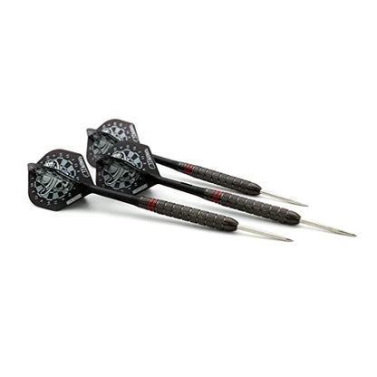 CUESOUL Big Beast 90% 26g/27g Steel Tip Tungsten Dart Set with Dart Case - color: Gun Grey-27g