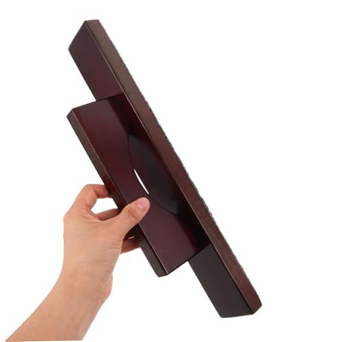 Shuffleboard Table Cleaning Kit with Sand Brush and Dustpan Set, Portable Shuffleboard Court Broom for Table Maintenance, Wine Red Handle, Home and Bar Game Room Accessory