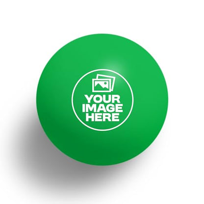 Uberpong Personalized Ping Pong Balls, Custom Image, Logo or Face, Gifts - color: Green, size: Pack of 10