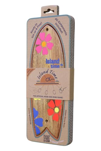 Ring Toss Game - Outdoor Yard Beach Games for Adults and Family, Hook and Ring Games with String and Hooks for Indoor/Outdoor Use, Fun Backyard Activity, Easy Setup, Durable, Age 6+