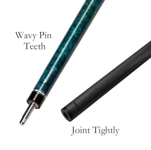 Carbon Fiber Pool Cue,11.8mm/12.5mm Low Deflection Cue Stick,Professional Pool Stick with Case - color: Bird Eye Maple_Blue, size: 12.5mm