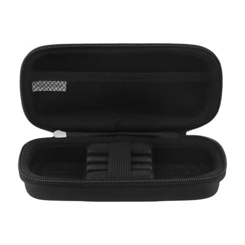 Carrying Case For 3 Darts, EVA Hard Shell Travel Organizer Storage Pouch With Mesh Pocket Divider, For Steel And Soft Tip Darts