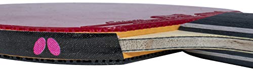 Butterfly My First Carbon Pro-Line Table Tennis Racket - Ideal for Solid, Balanced Play Featuring A Smaller Handle - Recommended for Future Champions - Pro-Line Series