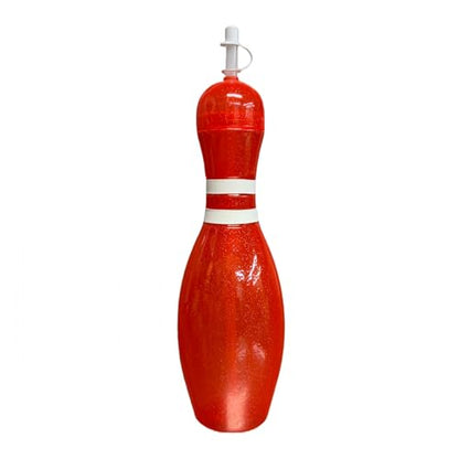 Large Bowling Pin Water Bottles Assorted Colors - 6 Pack