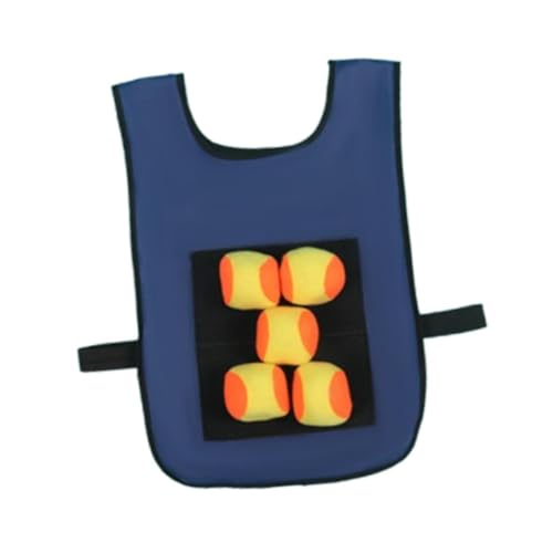 Dodgeball Game Set Sticky Ball Vest, Throwing Game Playground Game Toy Target Ball Vest Toss Game for Camping Outside