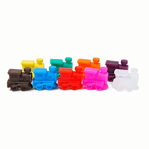 Yinlo Mexican Train Domino Set with Sound Effect, Dominoes Set for Travel, 91 Tiles Double 12 Colored Dominoes Travel Game Set with Aluminum Case - style: Dot with Green Hub