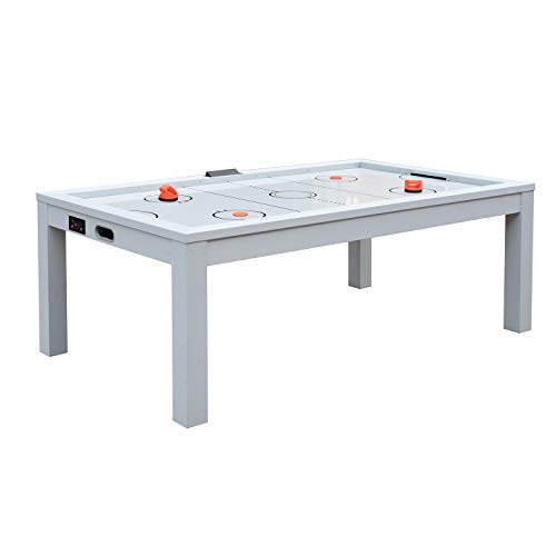 Plastic Air Hockey Strikers/Pushers, 2 PCS 4" Plastic Air Hockey Pushers and 4 PCS 2.75" Pucks Replacement for Game Tables Goalies Equipment Accessories - style: Red