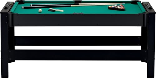 Fat Cat 3-in-1 6' Flip Multi-Game Table - color: Green Cloth Playfield
