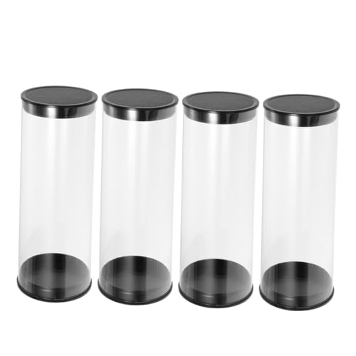 Happyyami 8 Pcs Golf Barrel Golfing Ball Case Ball Case for Golfing Golfs Ball Case Golfs Ball Holder Clear - color: As Shownx4pcs, size: 13.00X4.50X4.50CMx4pcs