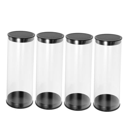 Happyyami 8 Pcs Golf Barrel Golfing Ball Case Ball Case for Golfing Golfs Ball Case Golfs Ball Holder Clear - color: As Shownx4pcs, size: 13.00X4.50X4.50CMx4pcs
