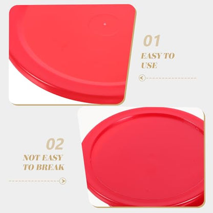 5Pcs 5PCS Air Hockey Pucks Plastic Replacement Indoor Table Hockey Accessories for Recreational and Entertainment Rooms Red Color