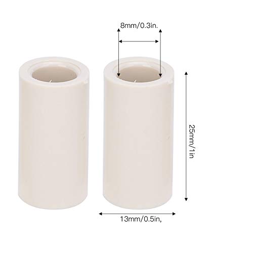 Billiard Cues Tips Portable Fiber Pool Cue Ferrules Slip On Universal Replacement Tip Parts Stick Repair Accessories Repairing Tool No Glue or Tools Required, 40 PCS White - size: Large