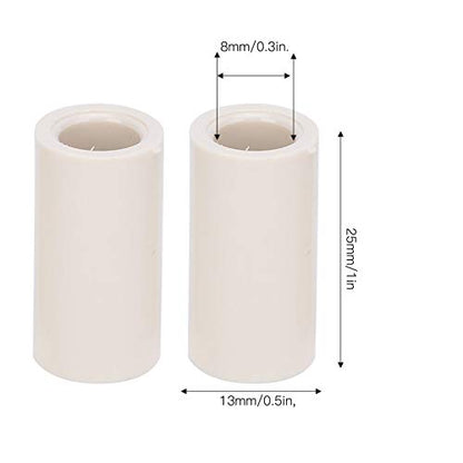 Billiard Cues Tips Portable Fiber Pool Cue Ferrules Slip On Universal Replacement Tip Parts Stick Repair Accessories Repairing Tool No Glue or Tools Required, 40 PCS White - size: Large