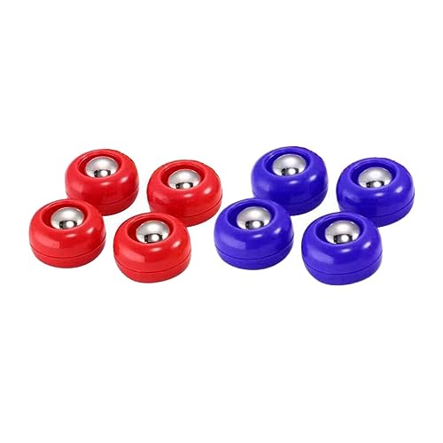 8 Pieces Shuffleboard Pucks, Tabletop Sliding Pucks Rolling Beads, 25mm Shuffleboard Games Pucks Replacement