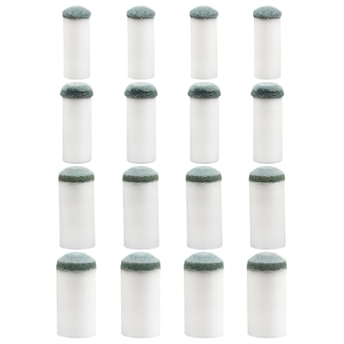 Jiozermi Slip On Pool Cue Tips Kit, Multi-Size Billiard Cue Tips Replacement with Storage Box, No Glue Needed - size: 9mm+10mm+12mm+13mm（20pcs）