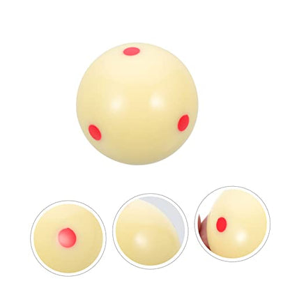 WOONEKY Resin Cue Ball with Dots Pattern for Training High-Grade Billiard Ball for Skill Improvement Durable and Wear-Resistant for Pool Practice
