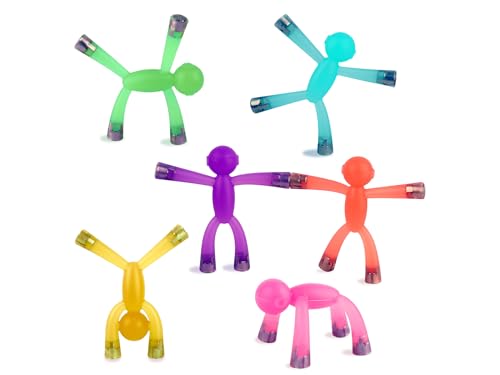 laleay 6pcs Magnetic Toys,People Figures for Kids, Adults Kids Gifts, Magnetic Men for Teens Gifts,Kids Sensory Toys - size: 6pcs