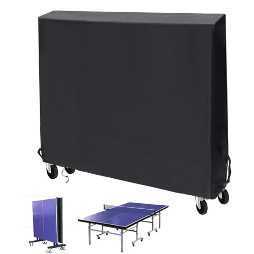 Table Tennis Cover Waterproof Ping Pong Indoor/Outdoor Dustproof Heavy Duty Polyester 165 X 70 185cm