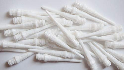 L-style Premium Lippoint - Soft Tip Dart Points - Regular Length - color: White