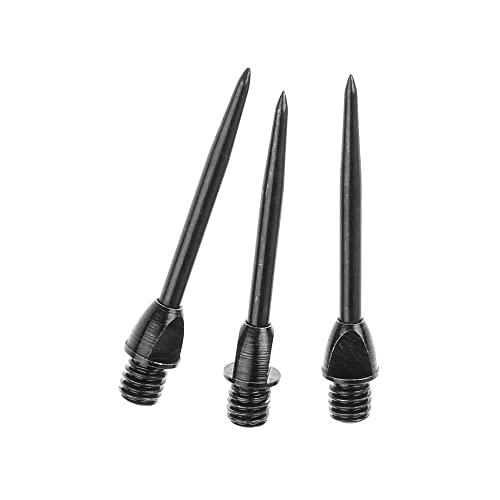 CyeeLife Steel Dart Tips 12pcs with 20pcs Rubber O Rings,Converter Points Adapter Points