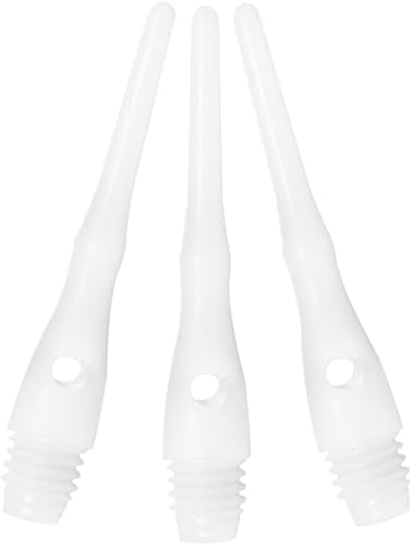 Viper Dart Accessory: Tufflex III 2BA Thread Soft Tip Dart Points (100 and 1000 Packs) - color: White, size: 1000 Pack