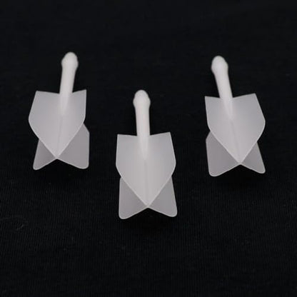 CUESOUL Rost AK5 Integrated Dart Shaft and Flights Transparent Color-S/M/L - color: Slim Shape, size: M-28mm