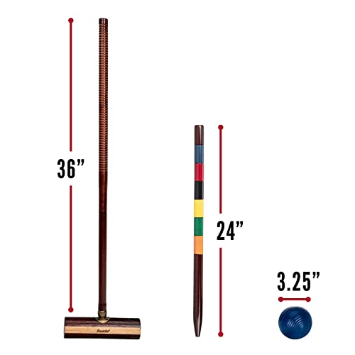 Franklin Sports Expert 6 Player Croquet Set - style: Expert