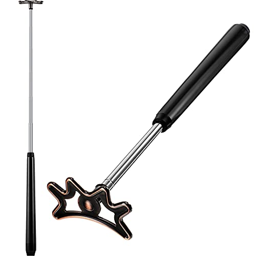 Sumind Retractable Pool Bridge Stick - Adjustable Billiards Cue Bridge with Removable Head, Wooden Handle & 5 Position Slots, Portable Pool Table Accessories for Home, Club & Tournament(Black) - color: Black
