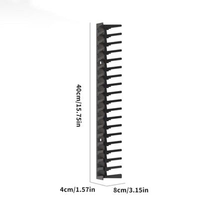 Wall Mount Entertainment Storage Holds Up to 4 Game Cases Featuring Strong Carbon Steel Construction Media Storage Rack
