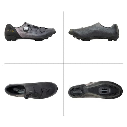 SHIMANO SH-RX801 Men’s Ultralight High Performance Gravel Racing Shoe - color: Black, size: 8.5-9