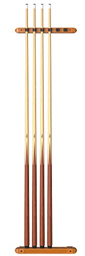 Viper by GLD Products Fat Cat Oak 6 Cue 2-Piece Wall Cue Rack