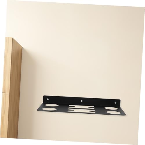 ULTECHNOVO Black Wall-mounted Sports Equipment Wall Rack with Solid Iron Structure, Wide Compatibility and Easy Installation, for Game Room or Training Center Storage