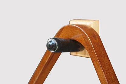 Standard Pool and Billiards Rack Wall Mount (Made In The USA) (Oak) - color: Oak