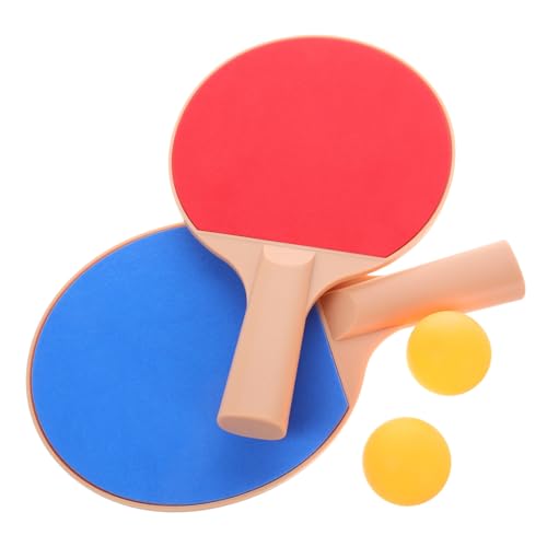 Toddmomy Elastic Pong Balls Set Outdoor Table Tennis Paddle Racket Set Equipment