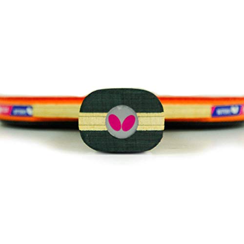 Butterfly Timo Boll Carbon Fiber Ping Pong Paddle | ITTF Approved Table Tennis Racket | Ping Pong Sponge and Rubber | Carbon Layers in Ping Pong Racket for Power | Professional Ping Pong Paddle - style: 2000 Model