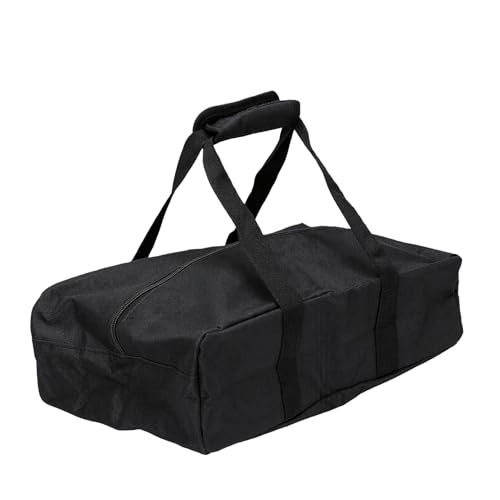 Pomya Bocce Bag with 8 Compartments Oxford Fabric | Large Tearproof Durable Outdoor Game Carry Case for Bocce Set 43x24cm Handle