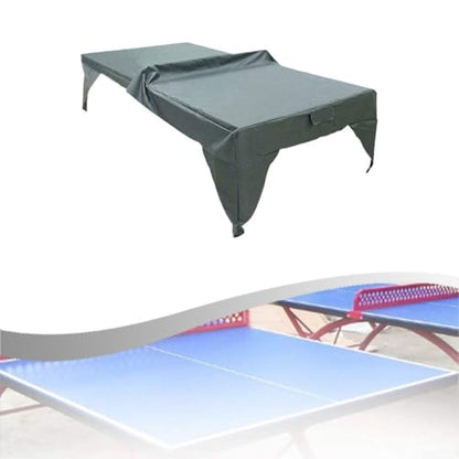 Outdoor Table Tennis Table 280x153x73cm, Waterproof Sunproof Dust Protector with Storage Bag Garden Patio Furniture, Gray(210D) - size: 210D