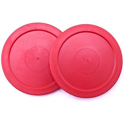 Brybelly Air Hockey Pucks - Accessories for Game Room Gaming Tabletop for Kids & Adults - size: Small (Pack of 2)