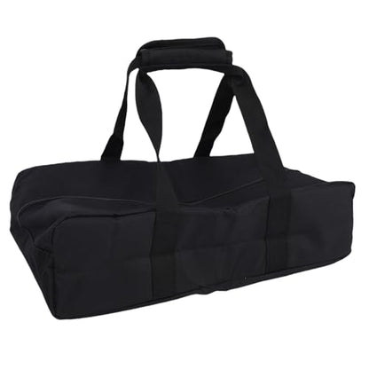 Bocce Set Carry Bag, Bocci Storage Bag with 8 Compartments for 8 Bocce Balls, Oxford Cloth Equipment Bag with Reinforced Handles for Lawn Beach Yard Outdoor