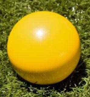 BuyBocceBalls Listing - Premium Quality, Official Tournament-Grade Pallino or Pallina for Bocce - Regulation Size 60mm - Yellow - Use with 100, 107 or 110+mm Bocce Balls - size: 60mm