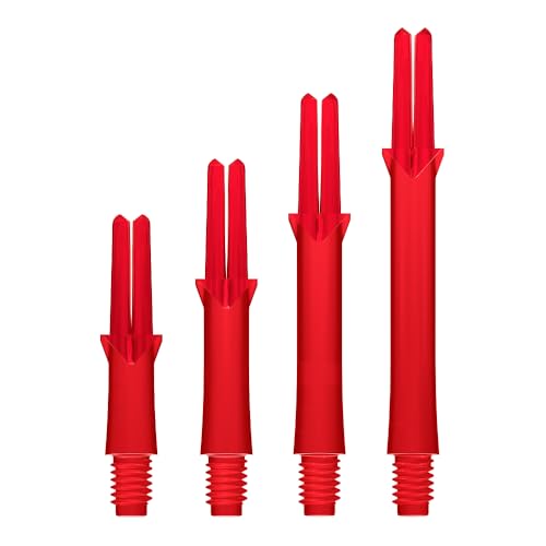 L-style L-Shaft Locked Dart Shafts - 2BA Thread - color: Red, size: Extra Short (130)