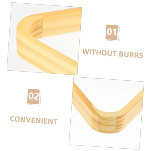 2pcs Triangle Hardwood Rack for Standard Billiard Pool Frame for Professional and Easy Setup Smooth Finish for Snooker Enthusiasts