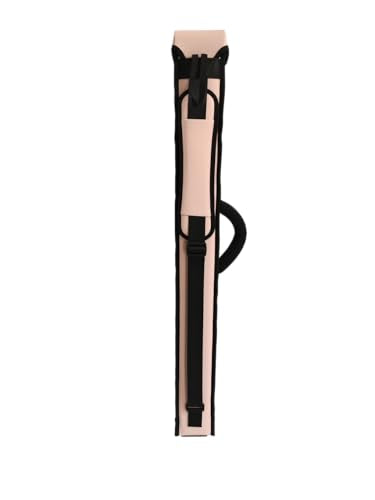 Champion 2X2,2X3,3X4 Nylon/Leatherette Billiard Pool Cue Stick Hard Case - color: Baby Pink Leatherette, size: 2X2 pool case